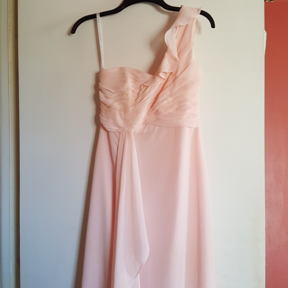Blush pink formal dress